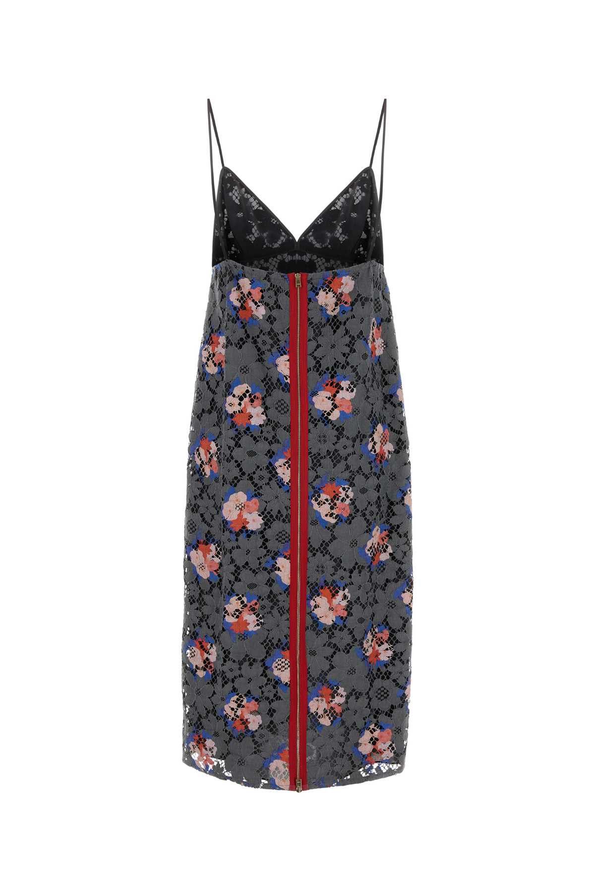 Fendi Printed Lace Dress Size S / US 4 / IT 40 - 2 Thumbnail