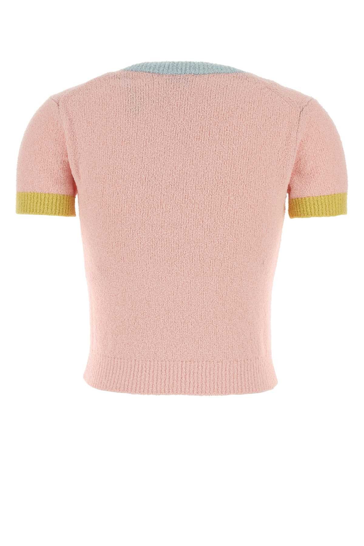 Kenzo Pink Cotton Blend Sweater Size S / US 4 / IT 40 - 2 Thumbnail