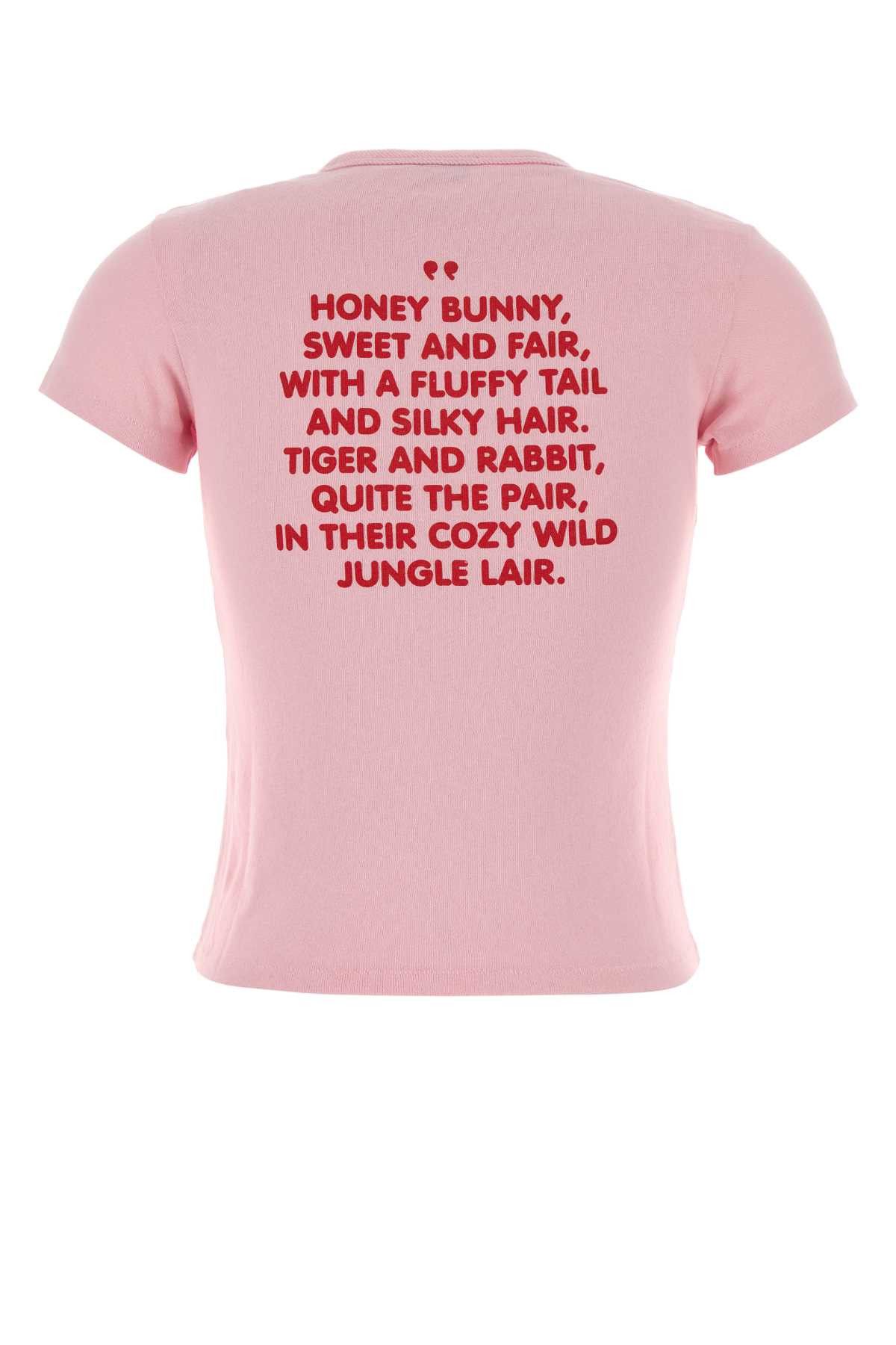 Kenzo Pink Cotton T-Shirt Size XS / US 0-2 / IT 36-38 - 2 Thumbnail