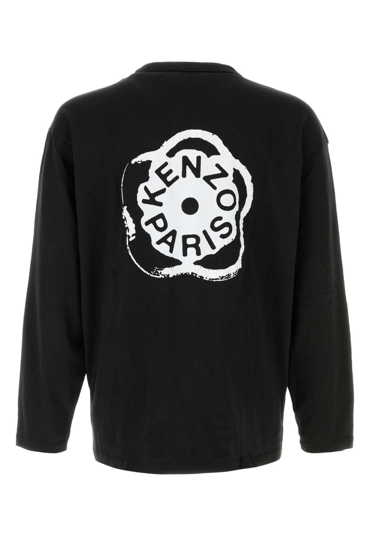 Kenzo Black Cotton Oversize T-Shirt Size US XL / EU 56 / 4 - 2 Thumbnail