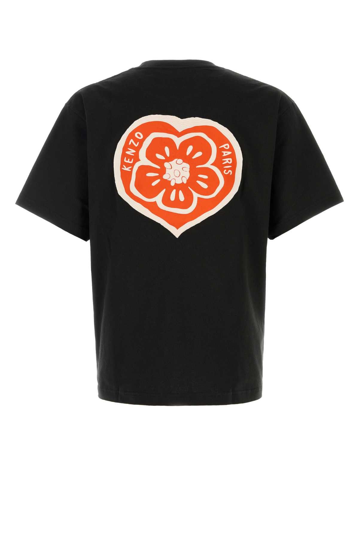 Kenzo Black Cotton Oversize T-Shirt Size US XL / EU 56 / 4 - 2 Thumbnail