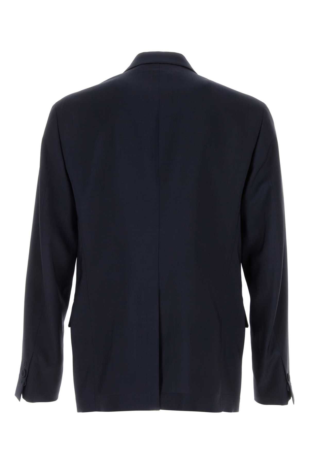 Fendi Navy Blue Wool Blazer Size US M / EU 48-50 / 2 - 2 Thumbnail