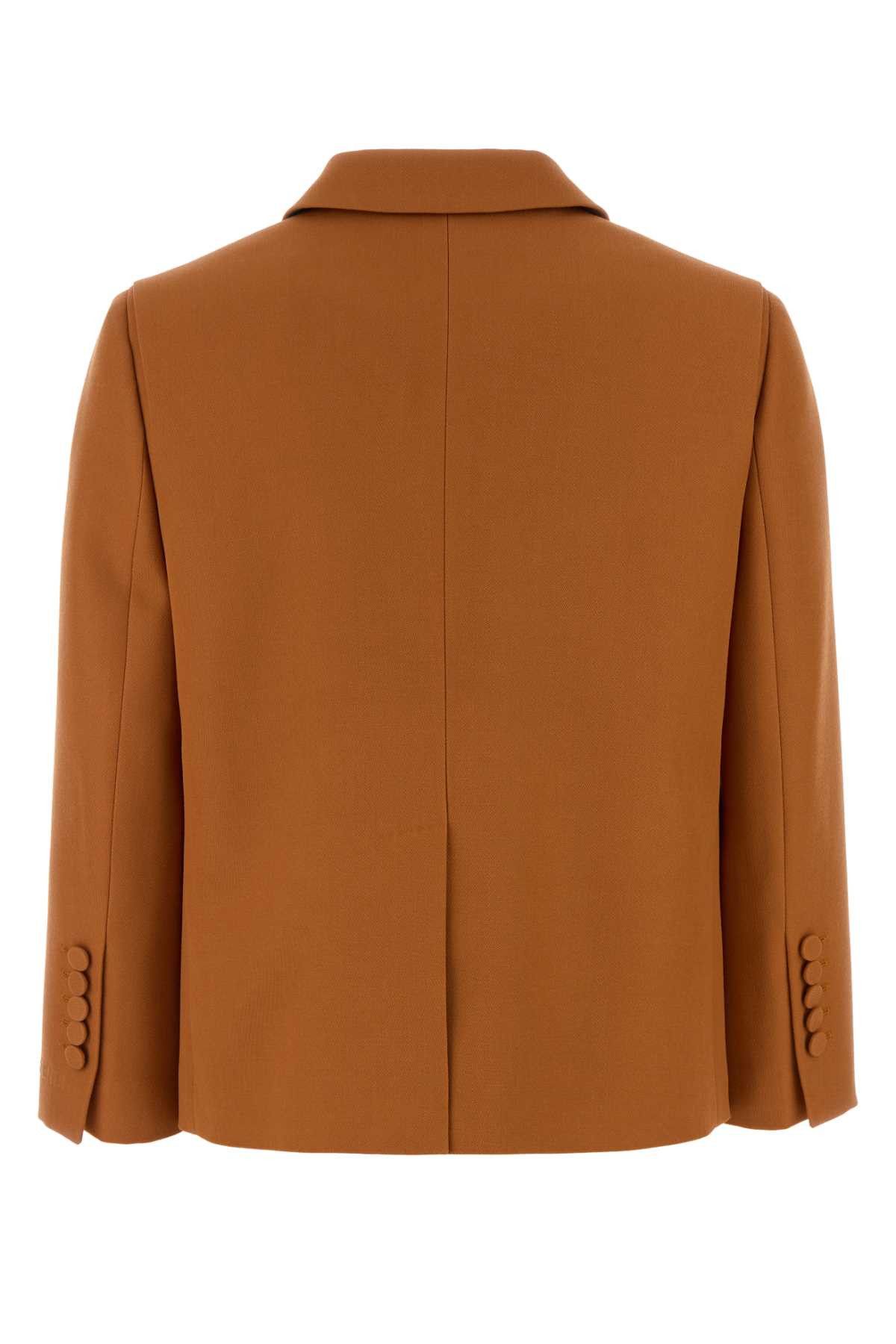 Fendi Orange Grain De Poudre Blazer Size M / US 6-8 / IT 42-44 - 2 Thumbnail