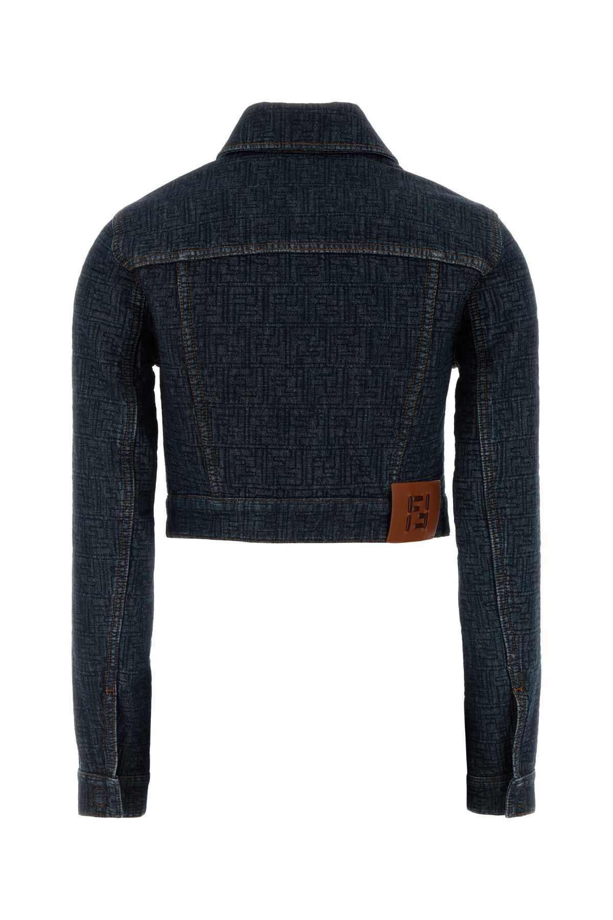 Fendi Denim Padded Jacket Size XS / US 0-2 / IT 36-38 - 2 Thumbnail