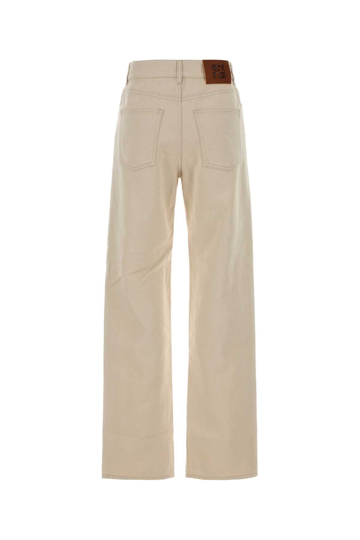 Fendi Sand Denim Jeans Size 28" / US 6 / IT 42 - 2 Thumbnail