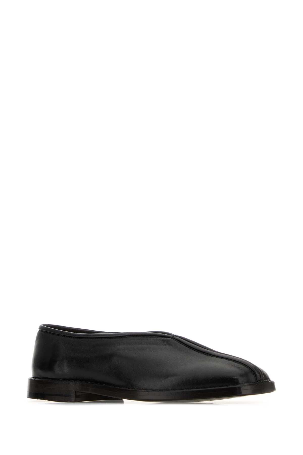 Lemaire Black Leather Loafers Size US 8 / IT 38 - 2 Thumbnail
