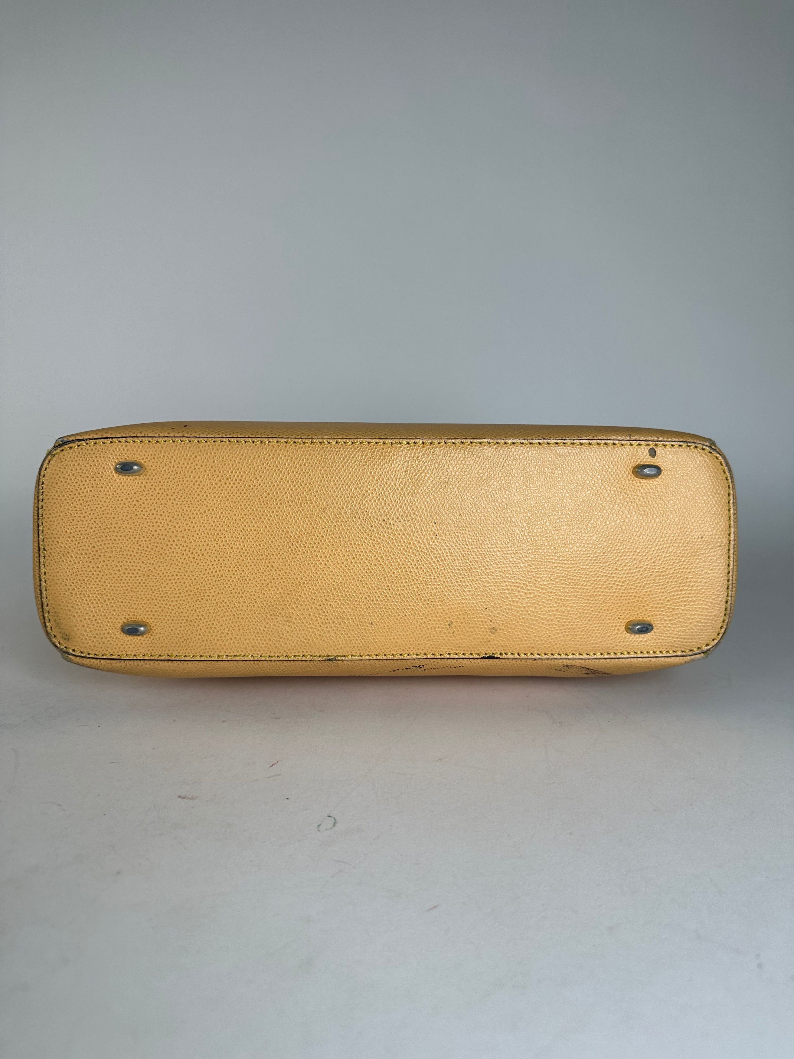 Celine Vintage Paris Handbag Beige Size ONE SIZE - 6 Thumbnail