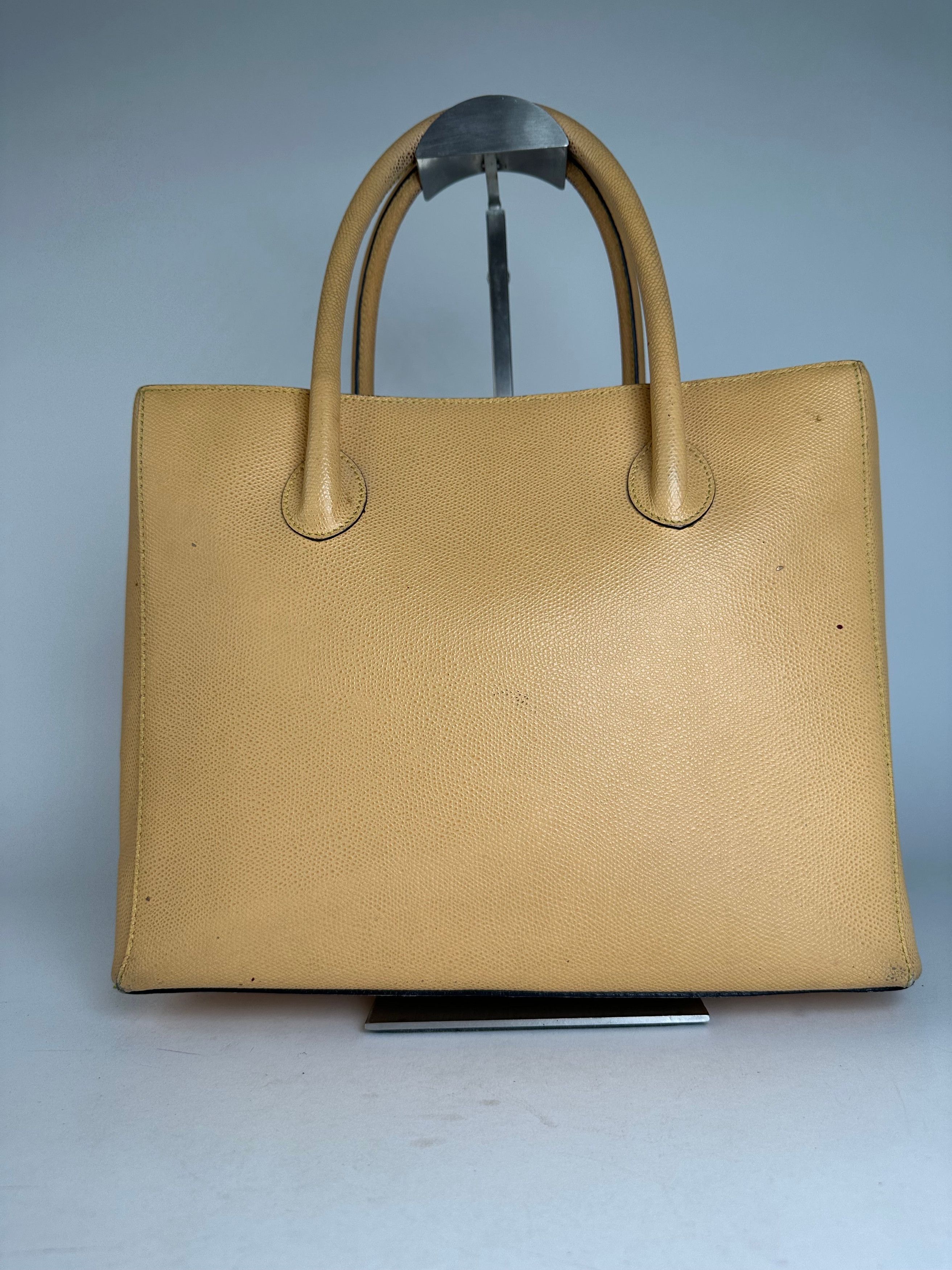 Celine Vintage Paris Handbag Beige Size ONE SIZE - 11 Thumbnail