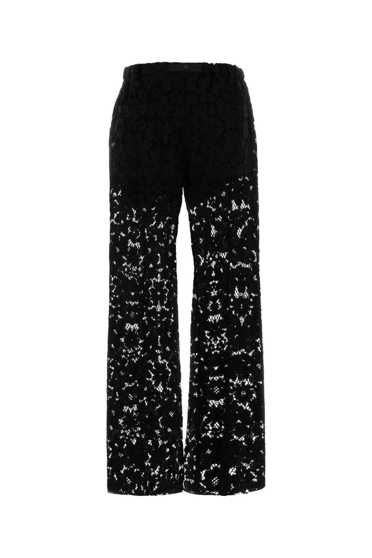 Fendi Black Lace Pant Size 28" / US 6 / IT 42 - 2 Thumbnail