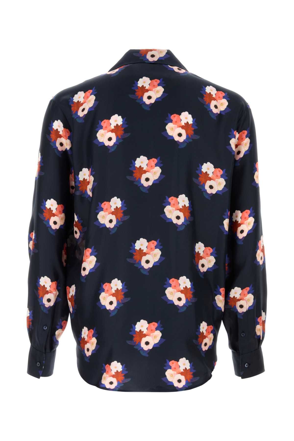Fendi Printed Silk Shirt Size US M / EU 48-50 / 2 - 2 Thumbnail