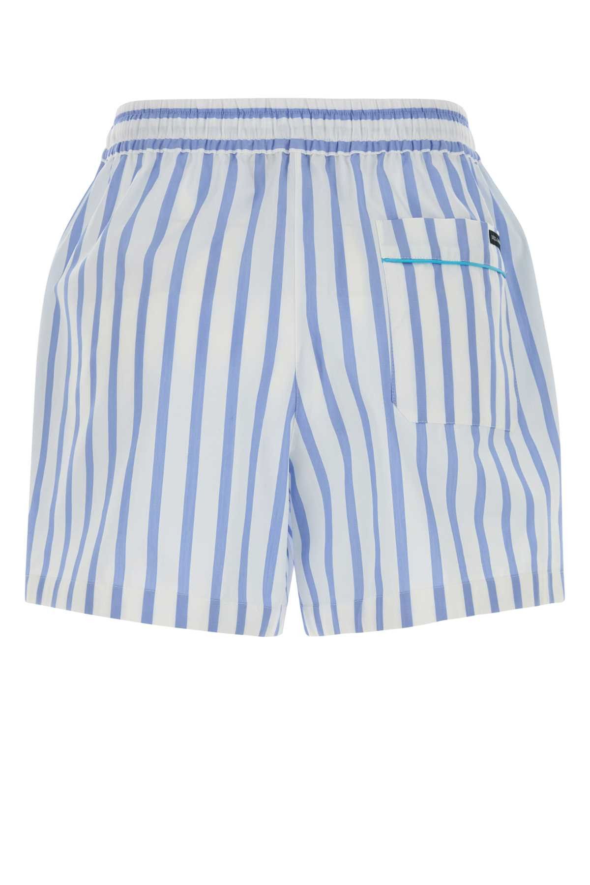Dolce & Gabbana Embroidered Stretch Poplin Shorts Size 28" / US 6 / IT 42 - 2 Thumbnail
