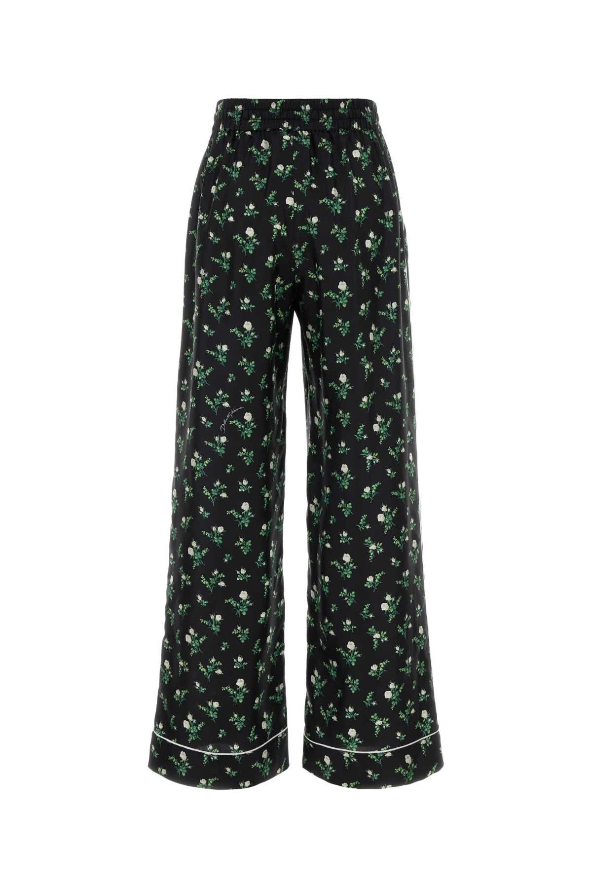 Dolce & Gabbana Printed Satin Pant Size 27" / US 4 / IT 40 - 2 Thumbnail