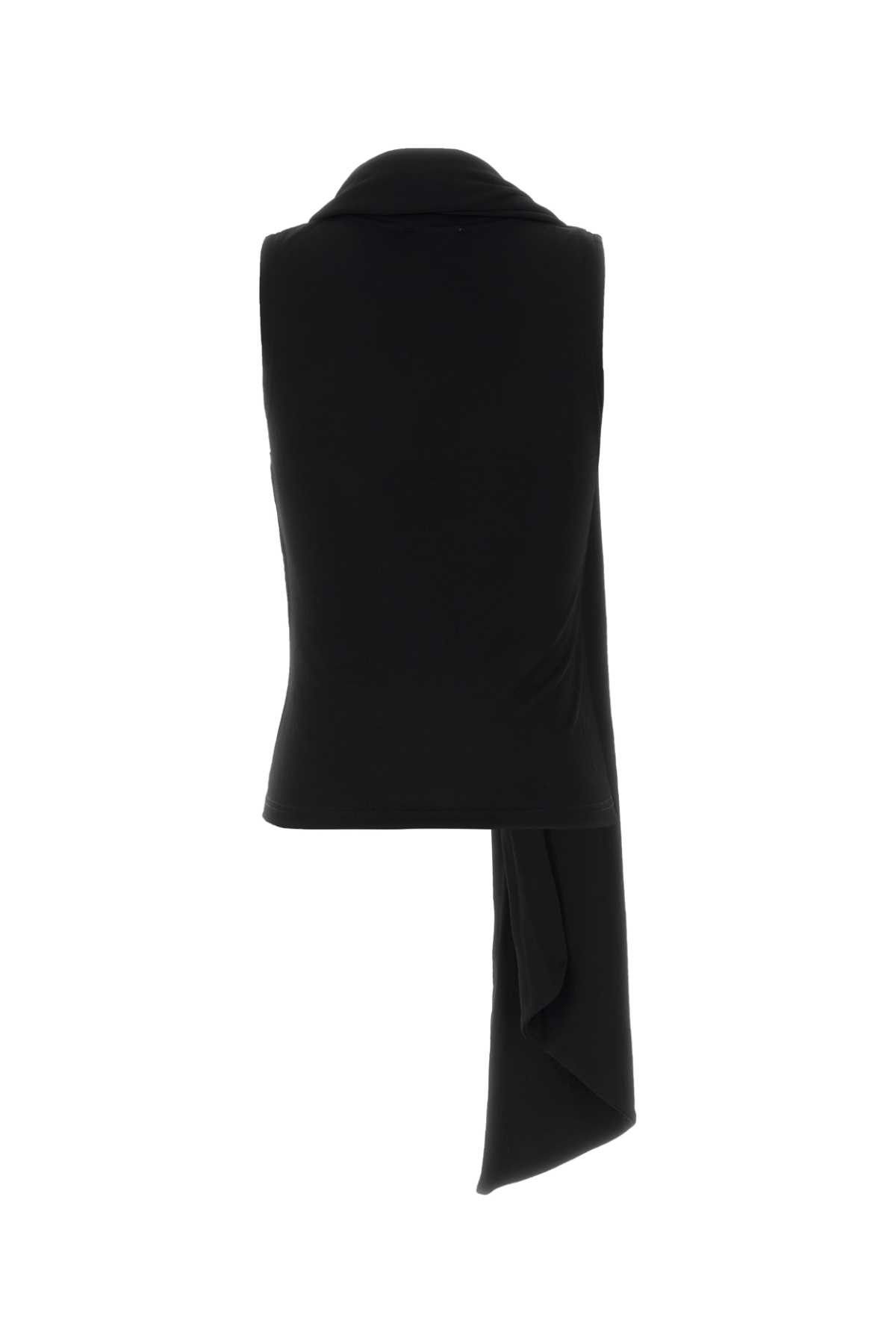 AMI Black Jersey Top Size XS / US 0-2 / IT 36-38 - 2 Thumbnail
