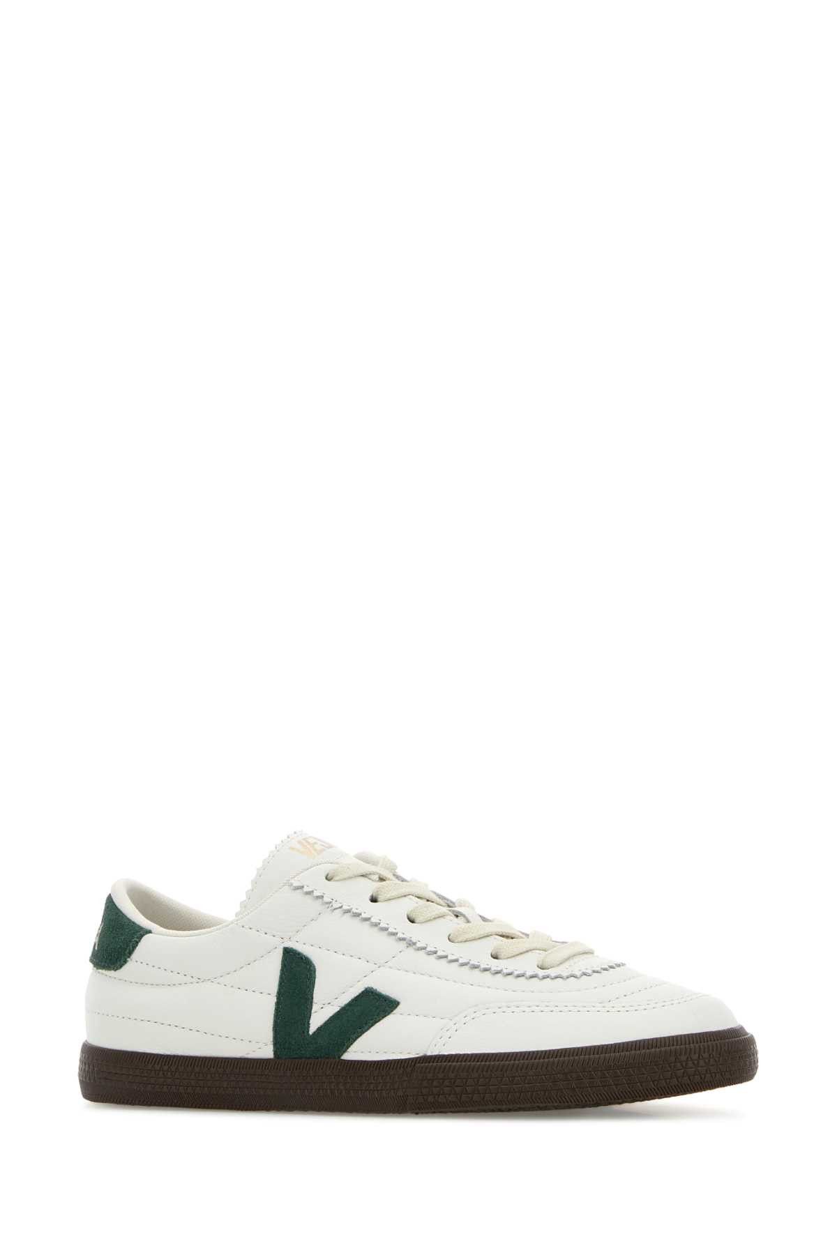Veja White Leather Panenka Sneakers Size US 6 / EU 39 - 2 Thumbnail