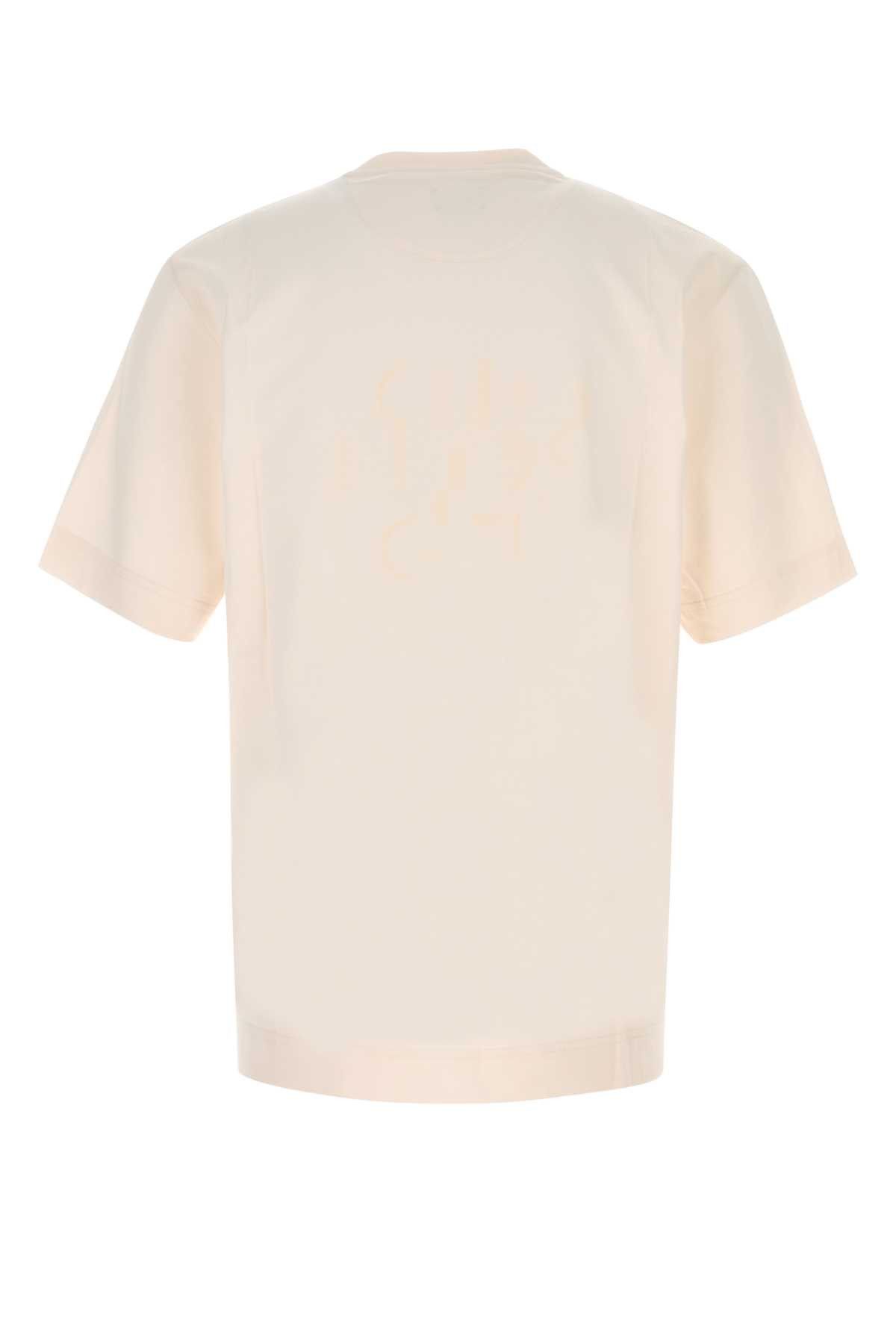 Fendi Ivory Cotton T-Shirt Size US L / EU 52-54 / 3 - 2 Thumbnail