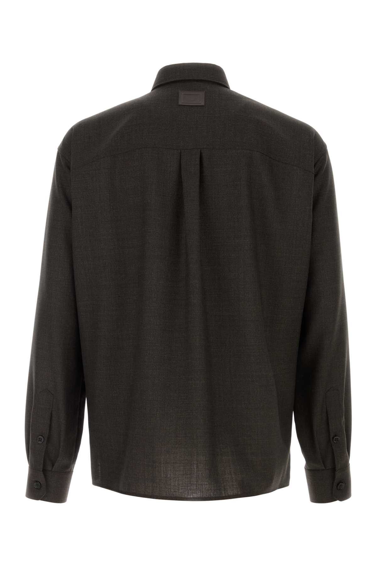 Dolce & Gabbana Chocolate Twill Shirt Size US XL / EU 56 / 4 - 2 Thumbnail