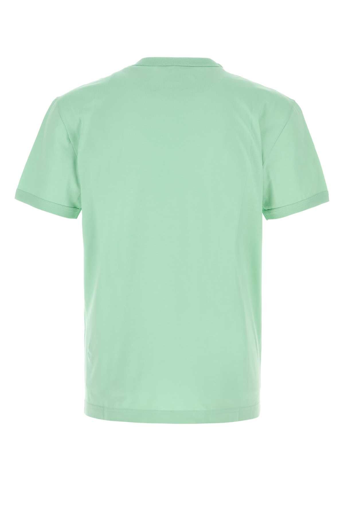 Dolce & Gabbana Mint Green Cotton T-Shirt Size US XL / EU 56 / 4 - 2 Thumbnail