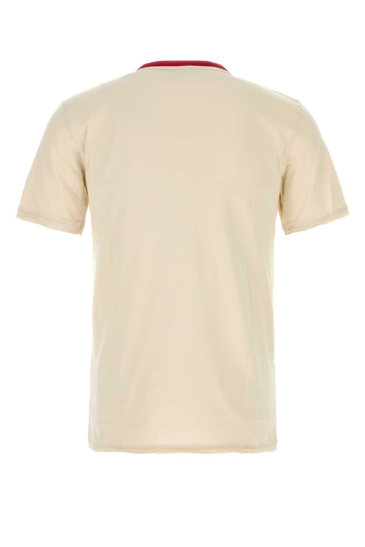 Dolce & Gabbana Ivory Cotton T-Shirt Size US M / EU 48-50 / 2 - 2 Thumbnail