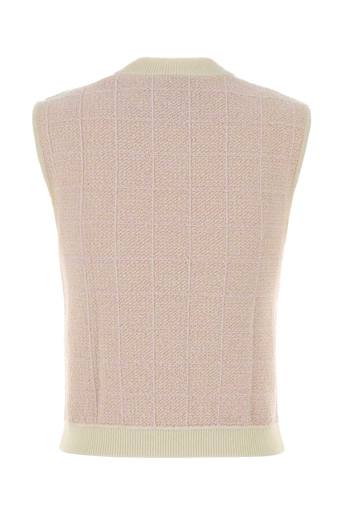 Balmain Pastel Pink Tweed Vest Size M / US 6-8 / IT 42-44 - 2 Thumbnail
