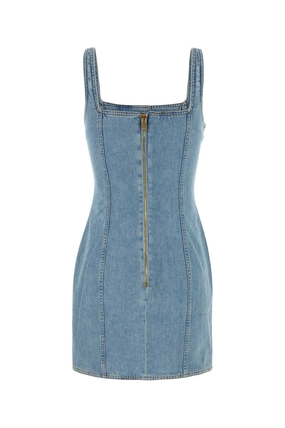 Balmain Stretch Denim Dress Size M / US 6-8 / IT 42-44 - 2 Thumbnail