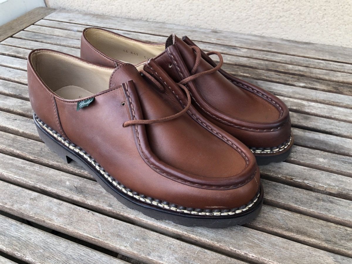 靴 Paraboot MICHAEL 41 PARABOOT MICHAEL Leather Shoes Size US About 6.5(K-135916