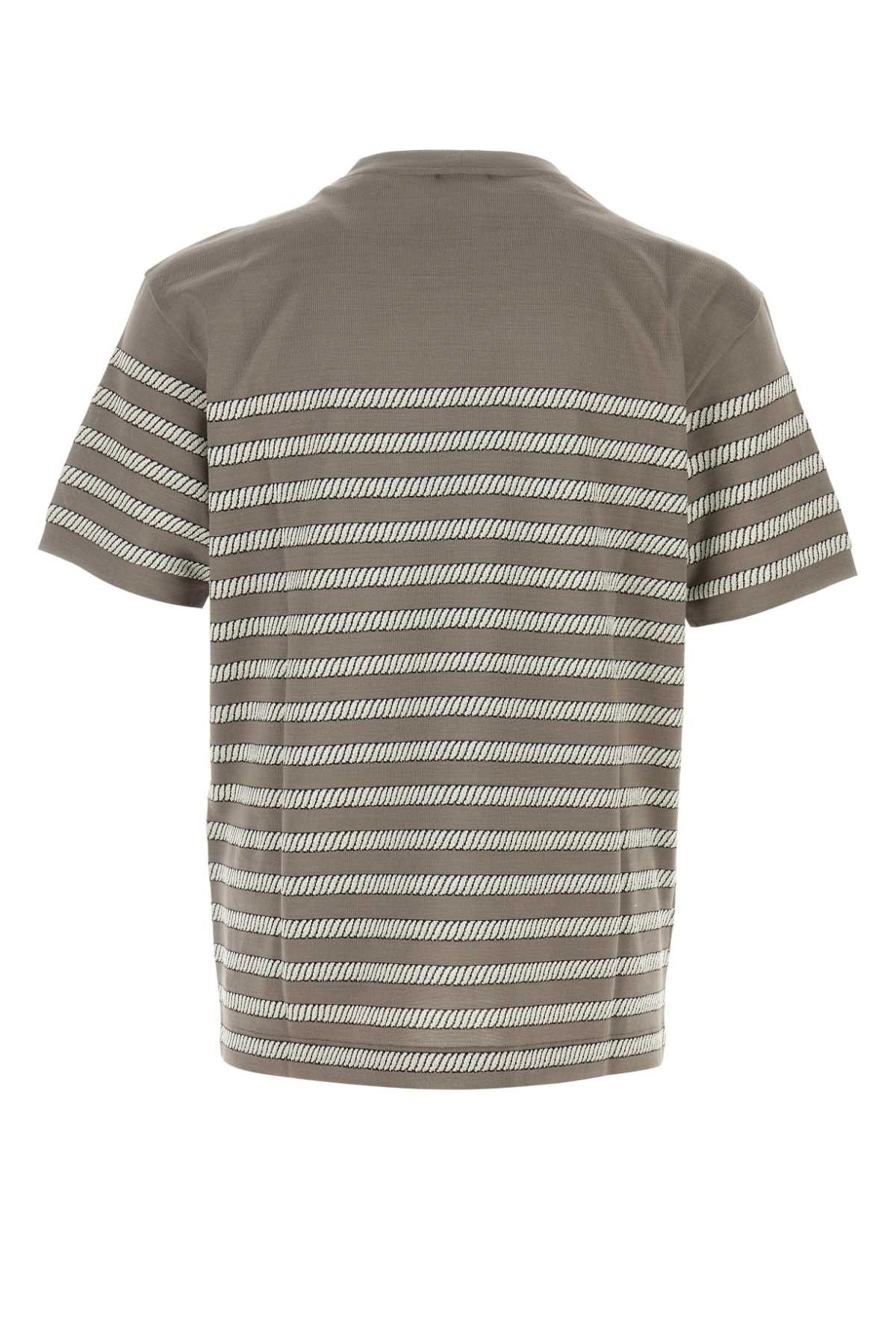 Giorgio Armani Embroidered Cotton Blend T-Shirt Size US L / EU 52-54 / 3 - 2 Thumbnail