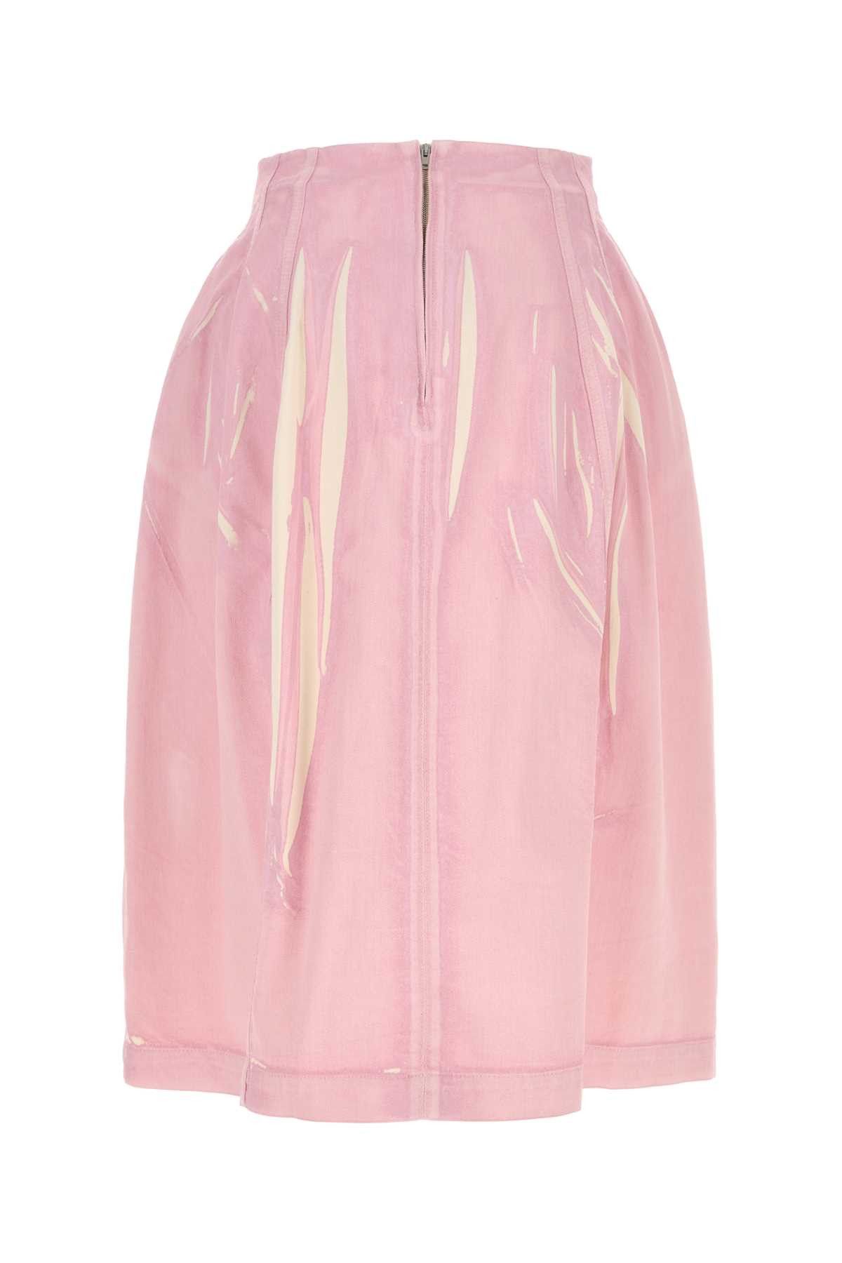 Marni Pink Denim Skirt Size 27" / US 4 / IT 40 - 2 Thumbnail