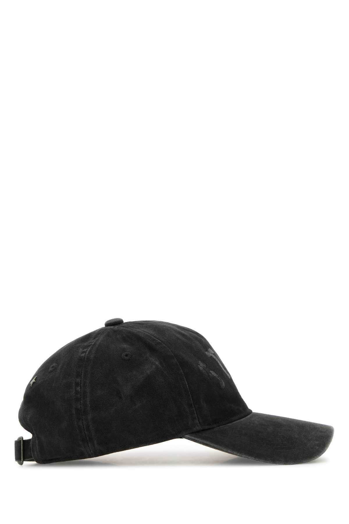Golden Goose Charcoal Cotton Baseball Cap Size ONE SIZE - 2 Thumbnail