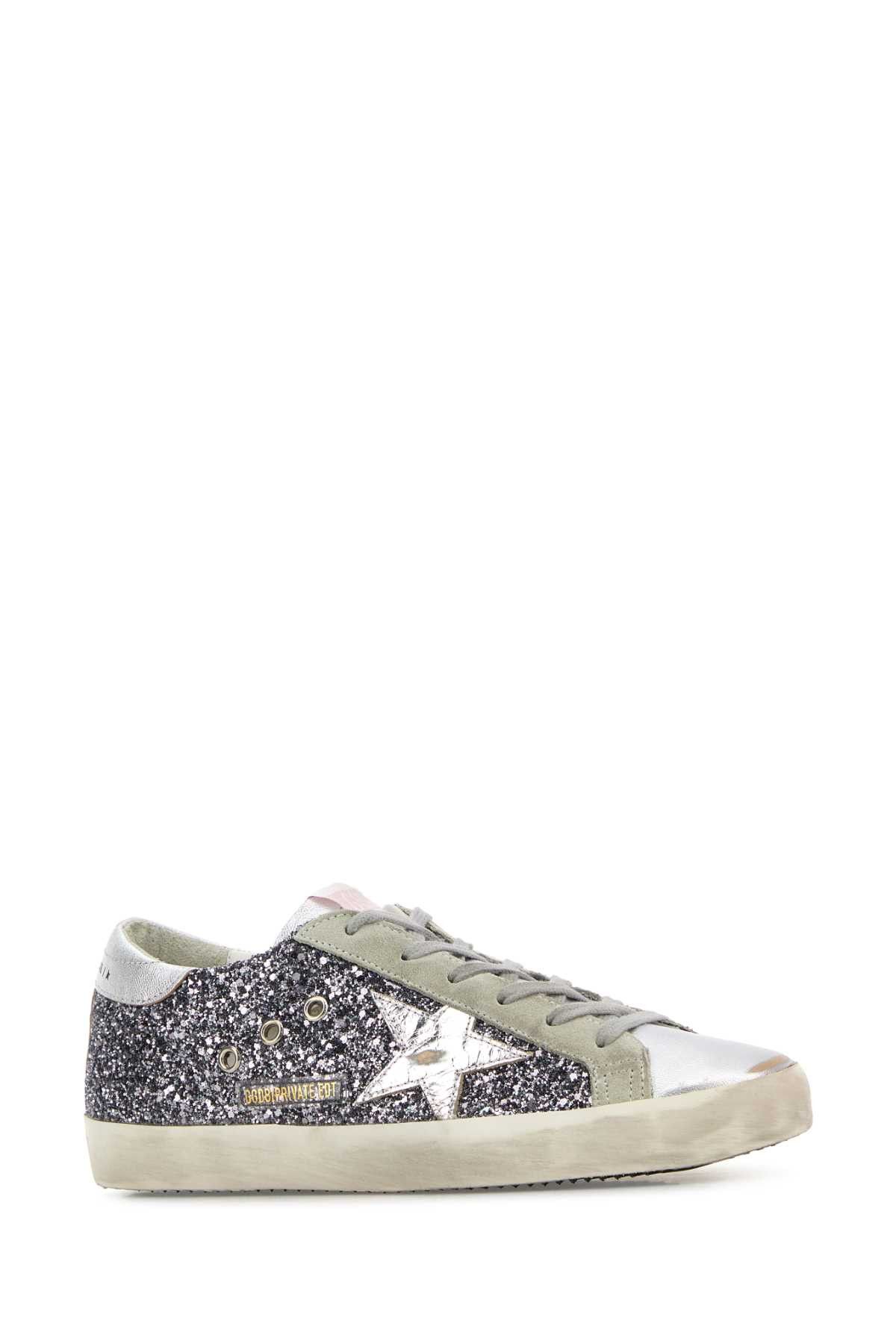 Golden Goose Embellished Leather Super Star Classic Sneakers Size US 5 / IT 35 - 2 Thumbnail