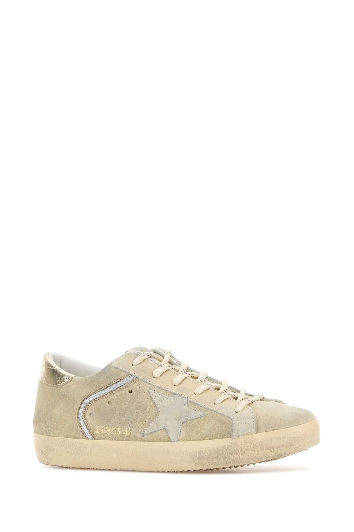 Golden Goose Chalk Suede Super Star Sneakers Size US 7 / IT 37 - 2 Thumbnail