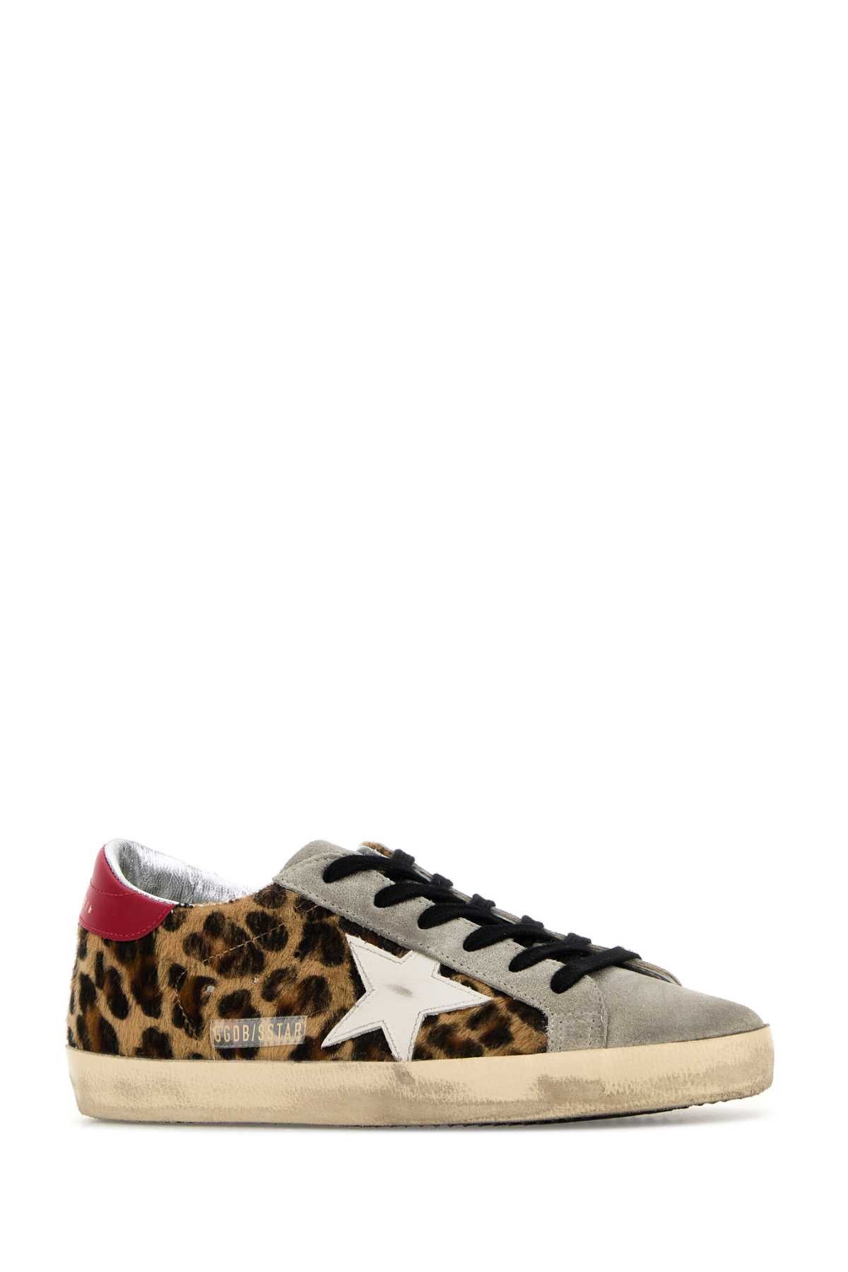 Golden Goose Printed Calf Hair Super-Star Sneakers Size US 6 / IT 36 - 2 Thumbnail