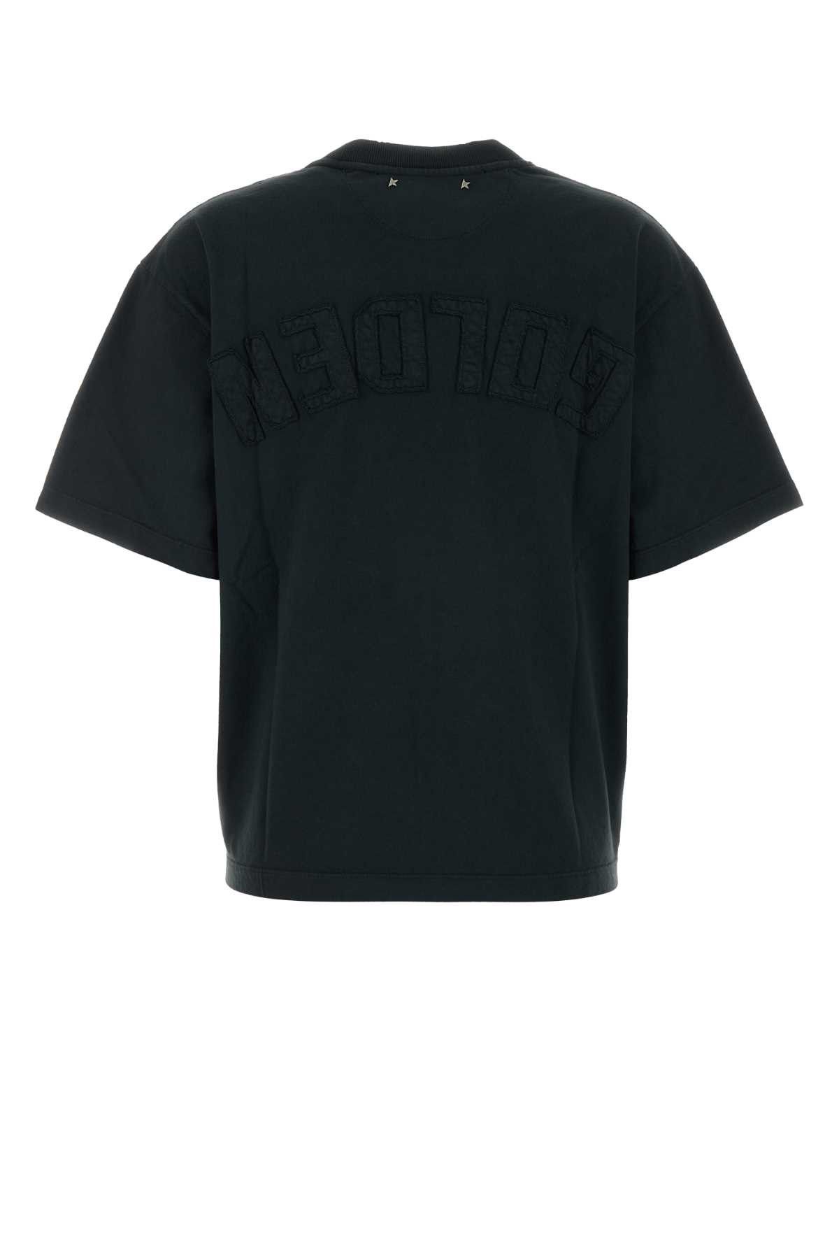 Golden Goose Midnight Blue Cotton T-Shirt Size M / US 6-8 / IT 42-44 - 2 Thumbnail