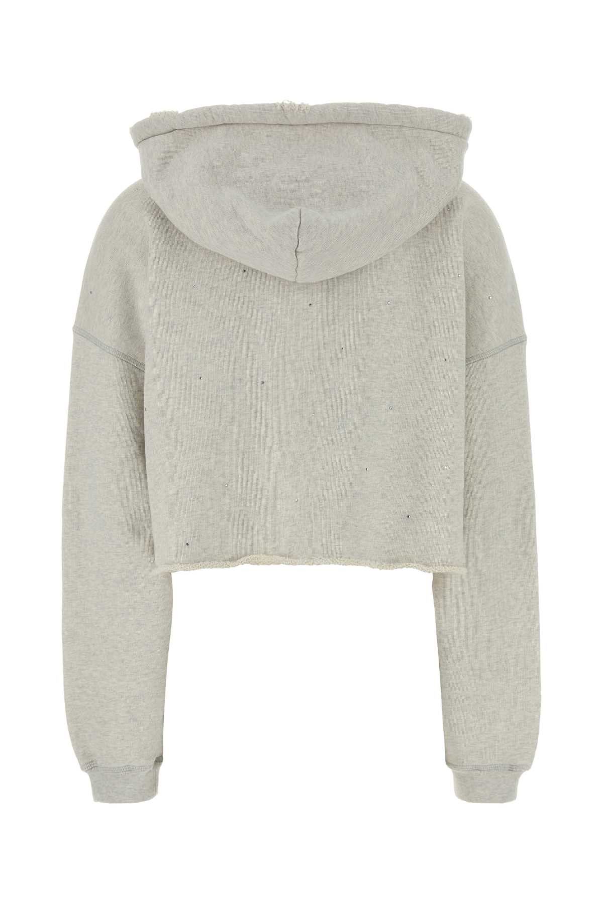 Golden Goose Grey Cotton Sweatshirt Size XS / US 0-2 / IT 36-38 - 2 Thumbnail