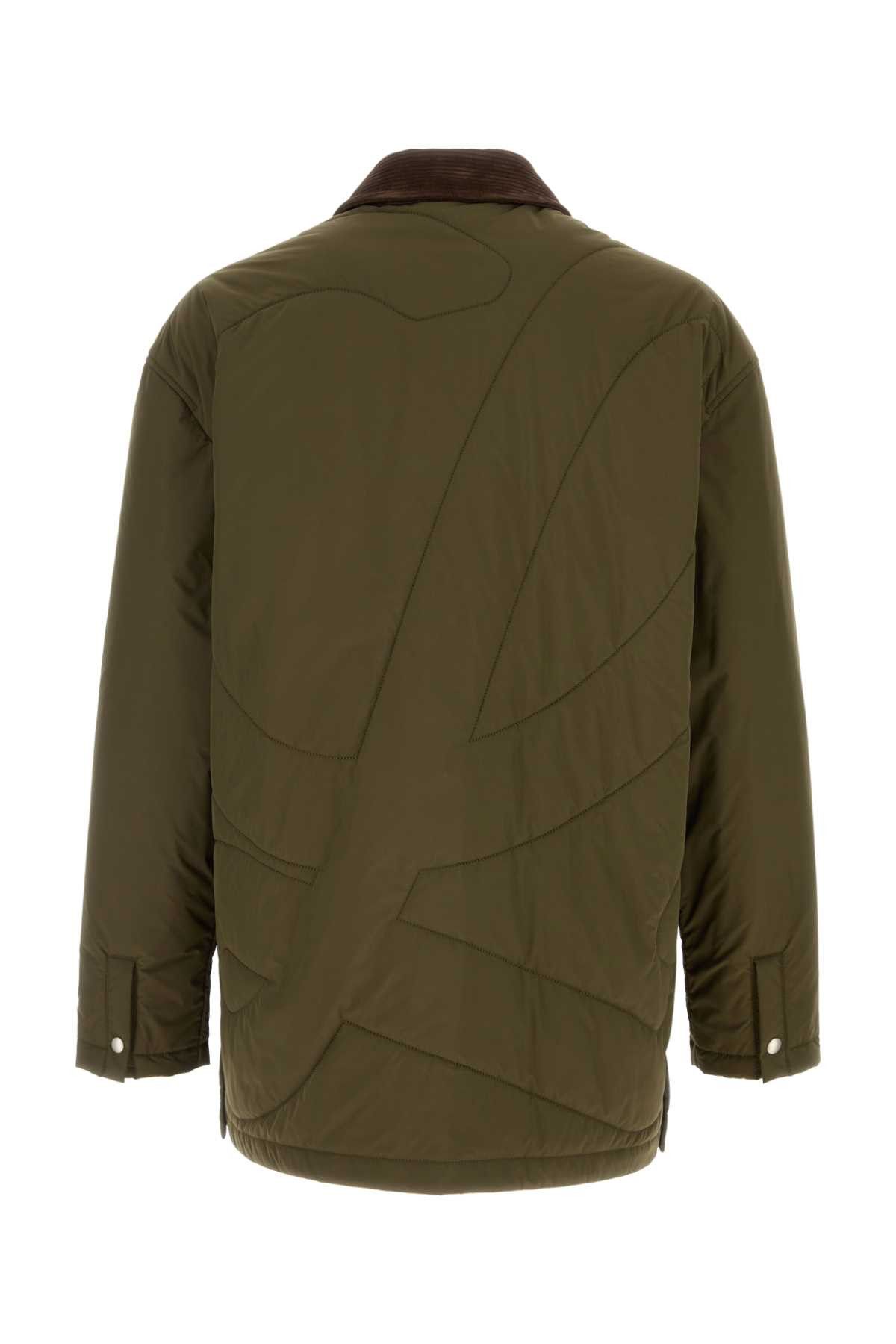 Loewe Army Green Polyester Jacket Size US L / EU 52-54 / 3 - 2 Thumbnail