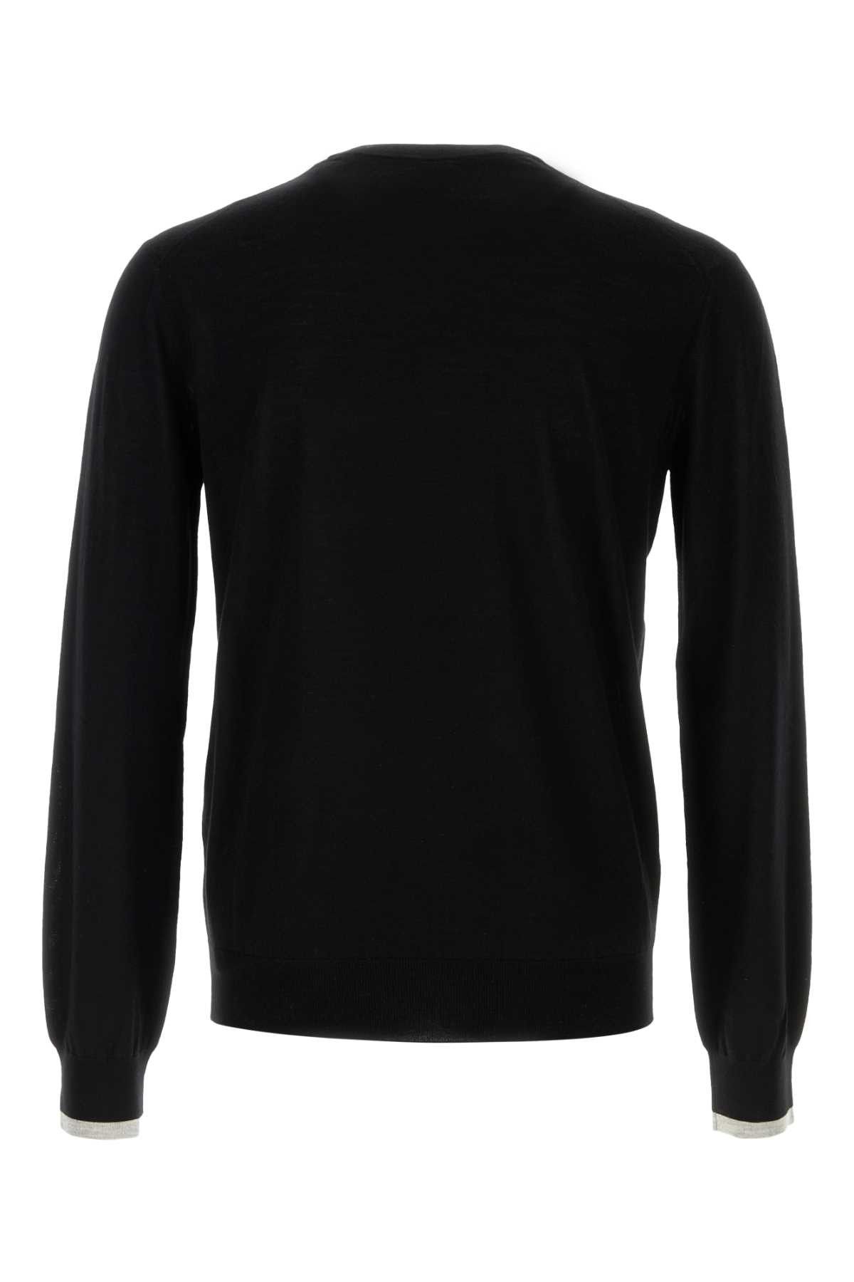 Loewe Black Wool Sweater Size US M / EU 48-50 / 2 - 2 Thumbnail