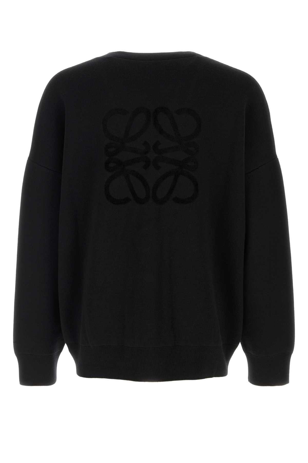 Loewe Black Stretch Wool Blend Cardigan Size US S / EU 44-46 / 1 - 2 Thumbnail