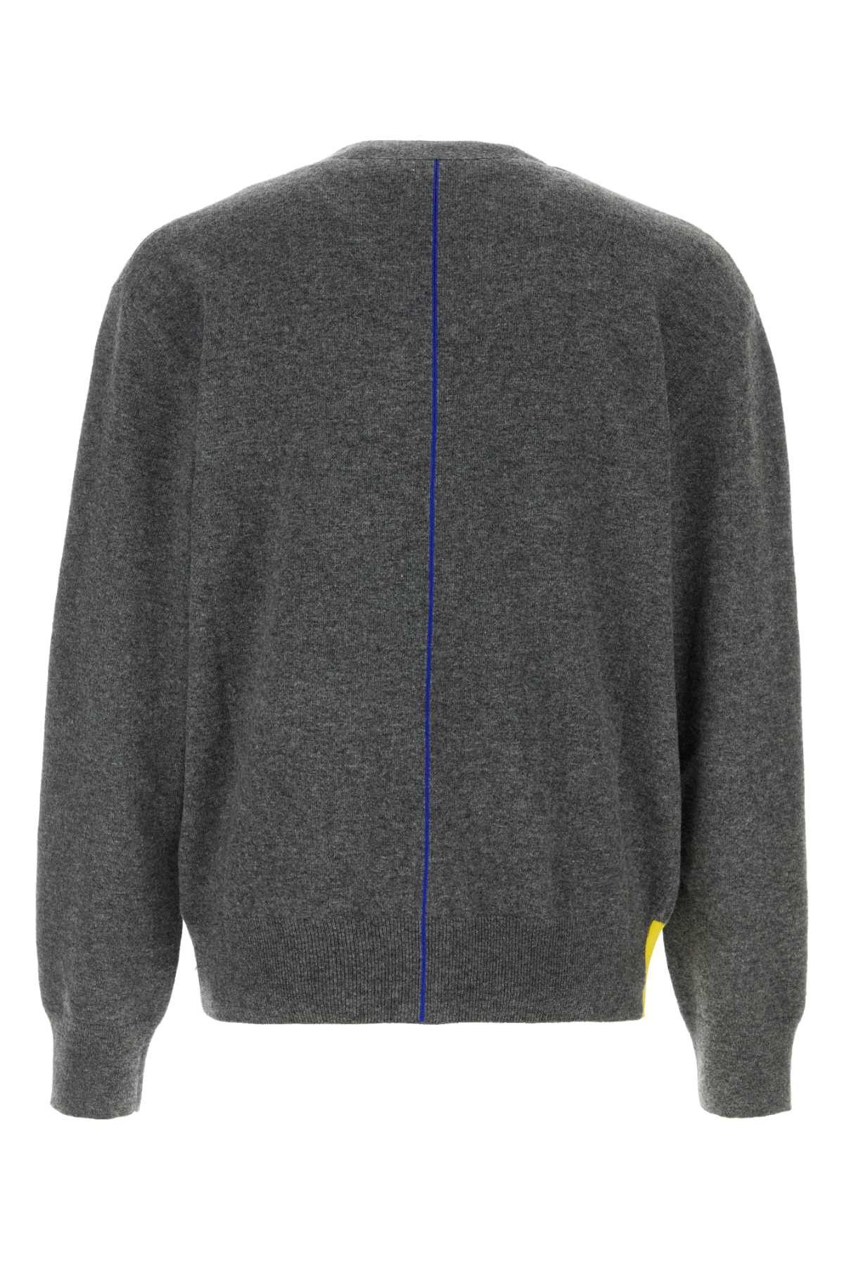 Loewe Dark Grey Stretch Wool Blend Cardigan Size US M / EU 48-50 / 2 - 2 Thumbnail