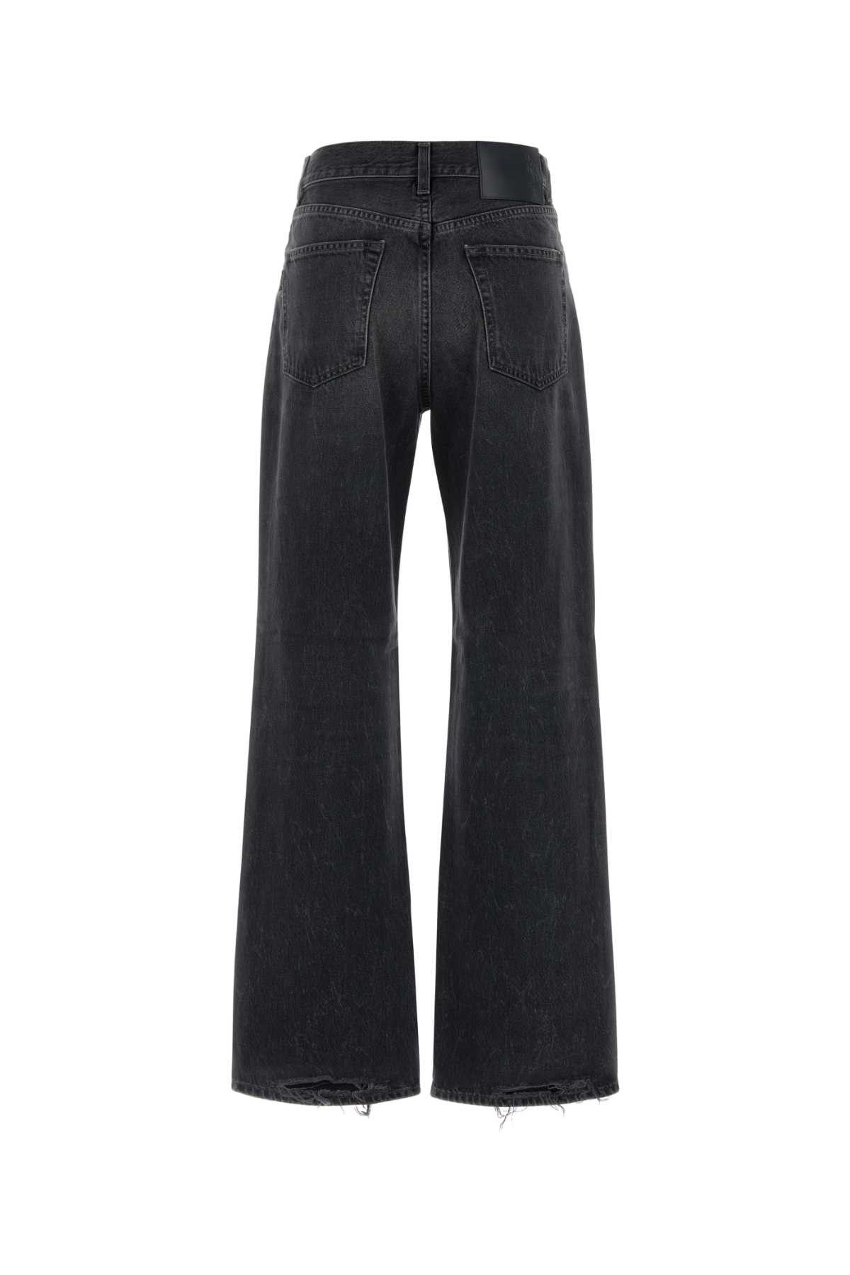 Haikure Black Denim Korea Jeans Size 29" - 2 Thumbnail