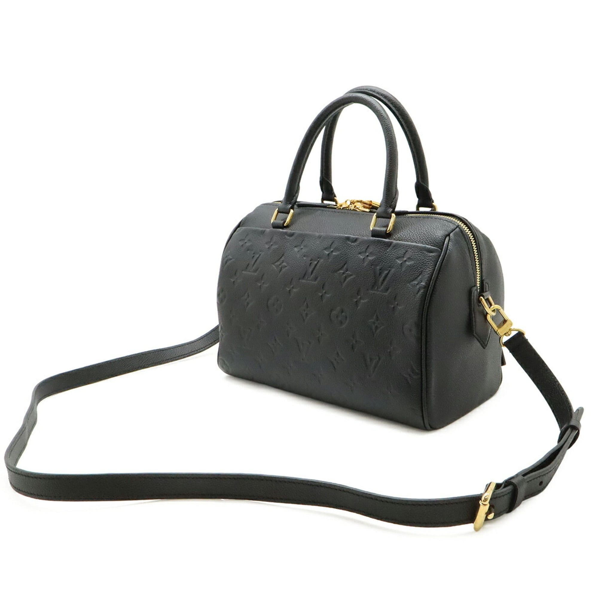 Louis Vuitton Louis Vuitton Monogram Empreinte Speedy Bandoulière 25 NM Handbag Shoulder Bag Noir Black M42401 Size ONE SIZE - 3 Thumbnail