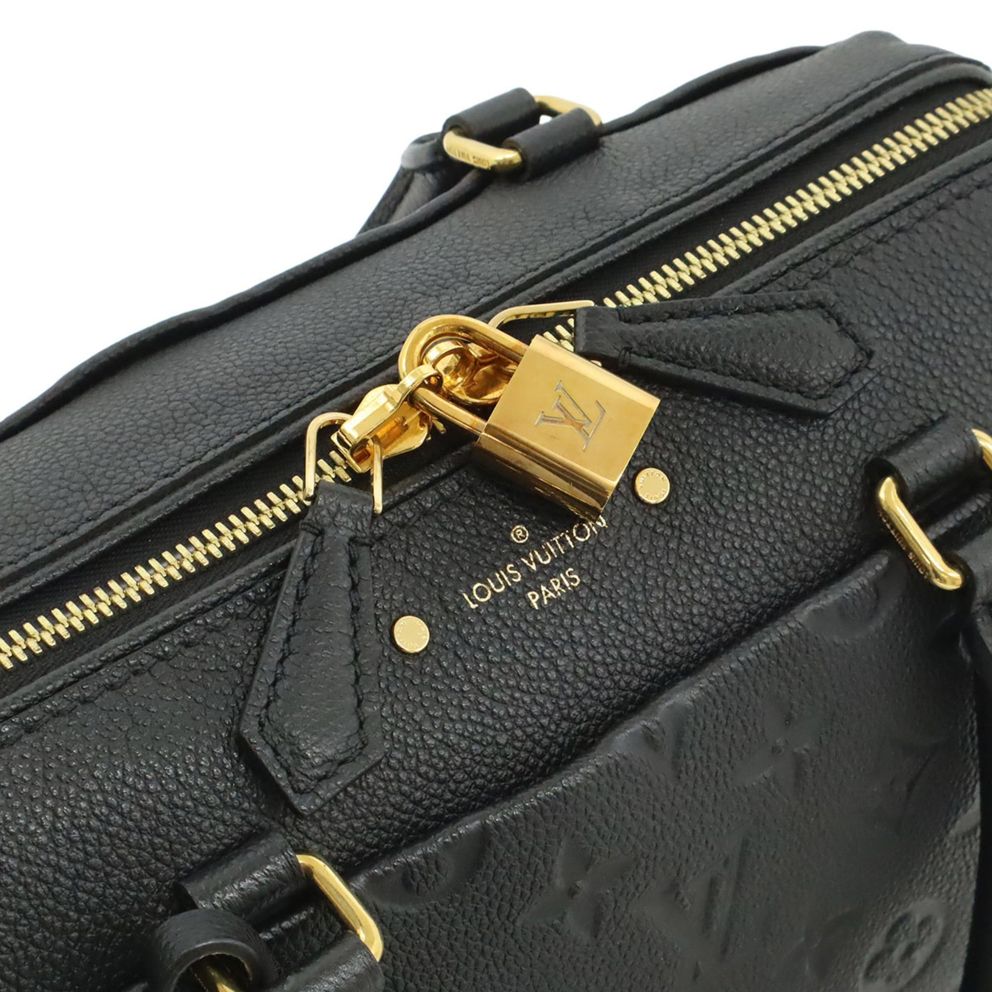 Louis Vuitton Louis Vuitton Monogram Empreinte Speedy Bandoulière 25 NM Handbag Shoulder Bag Noir Black M42401 Size ONE SIZE - 9 Thumbnail