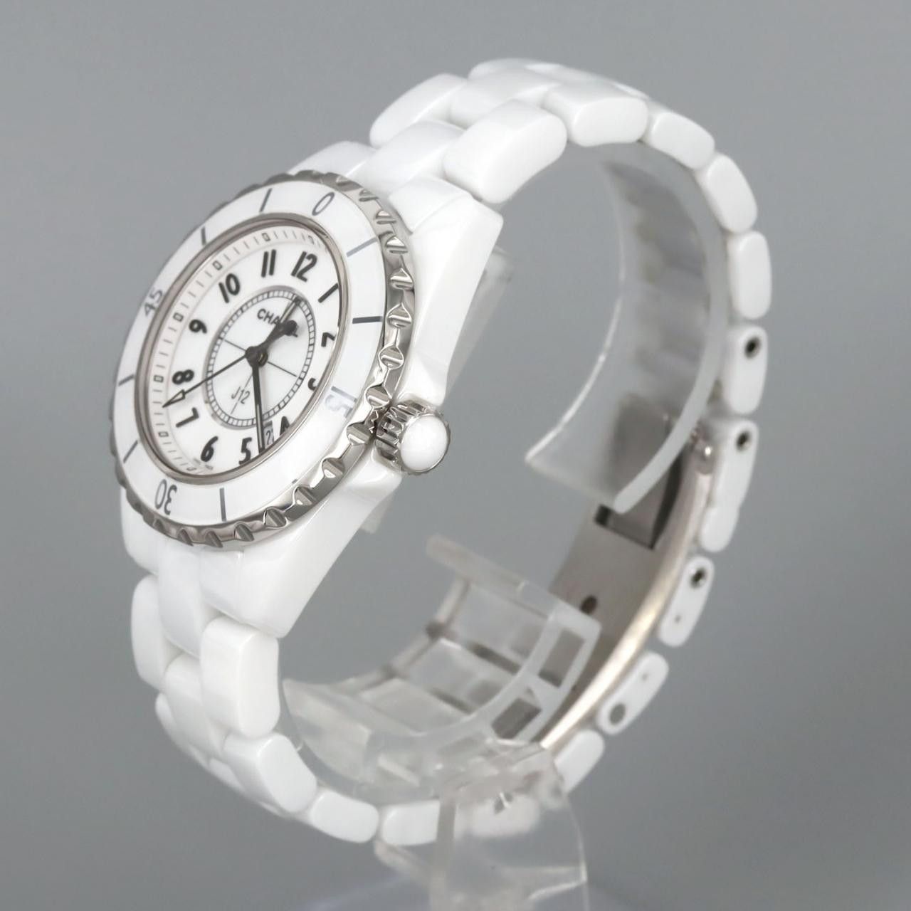 Chanel Chanel Chanel J12 Ceramic Quartz Glass / Ceramic Quartz H0968 DUTY FREE for USA Size ONE SIZE - 2 Thumbnail