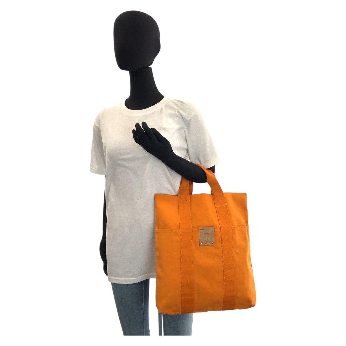 Hermes Hermes Hermes Fourre Tout Cabas French Festival Canvas Tote Limited Textile Tote Bag DUTY FREE for USA Size ONE SIZE - 6 Thumbnail