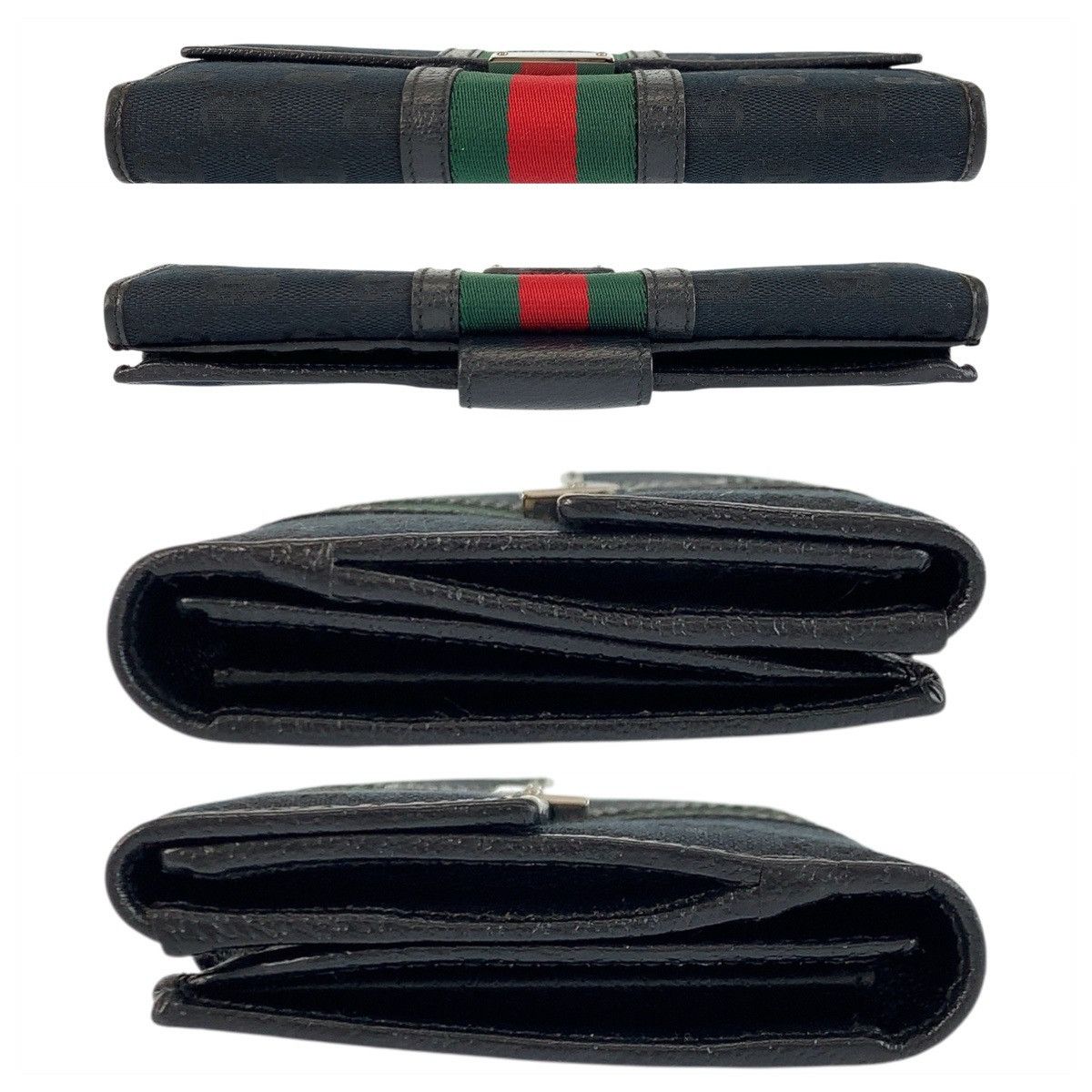 Gucci Gucci Gucci GG Canvas Long Wallet Leather Long Wallet 150674 DUTY FREE for USA Size ONE SIZE - 9 Thumbnail