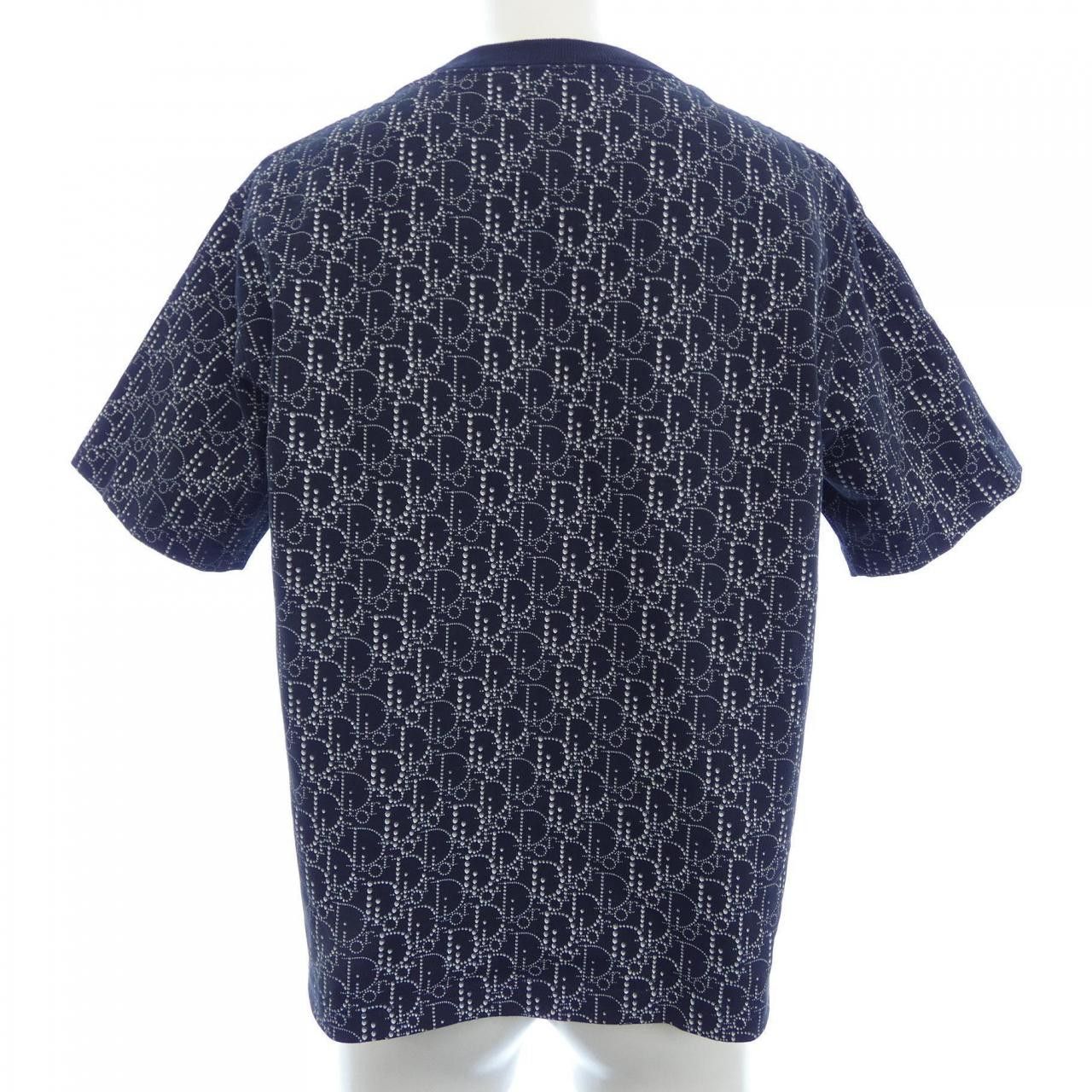 Dior Dior Dior Oblique Cotton T Shirt Textile T-Shirts 043J625C0674 DUTY FREE for USA Size ONE SIZE - 2 Thumbnail