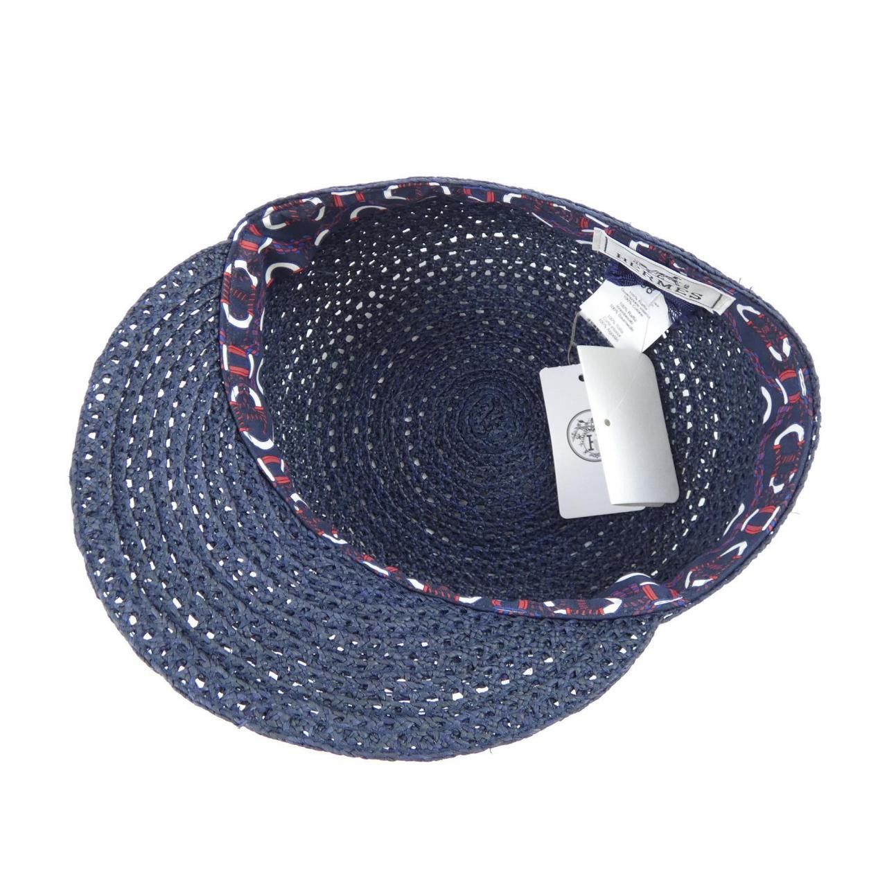 Hermes Hermes Hermes GALATEE Raflia Cap Plant-based Hats DUTY FREE for USA Size ONE SIZE - 5 Thumbnail