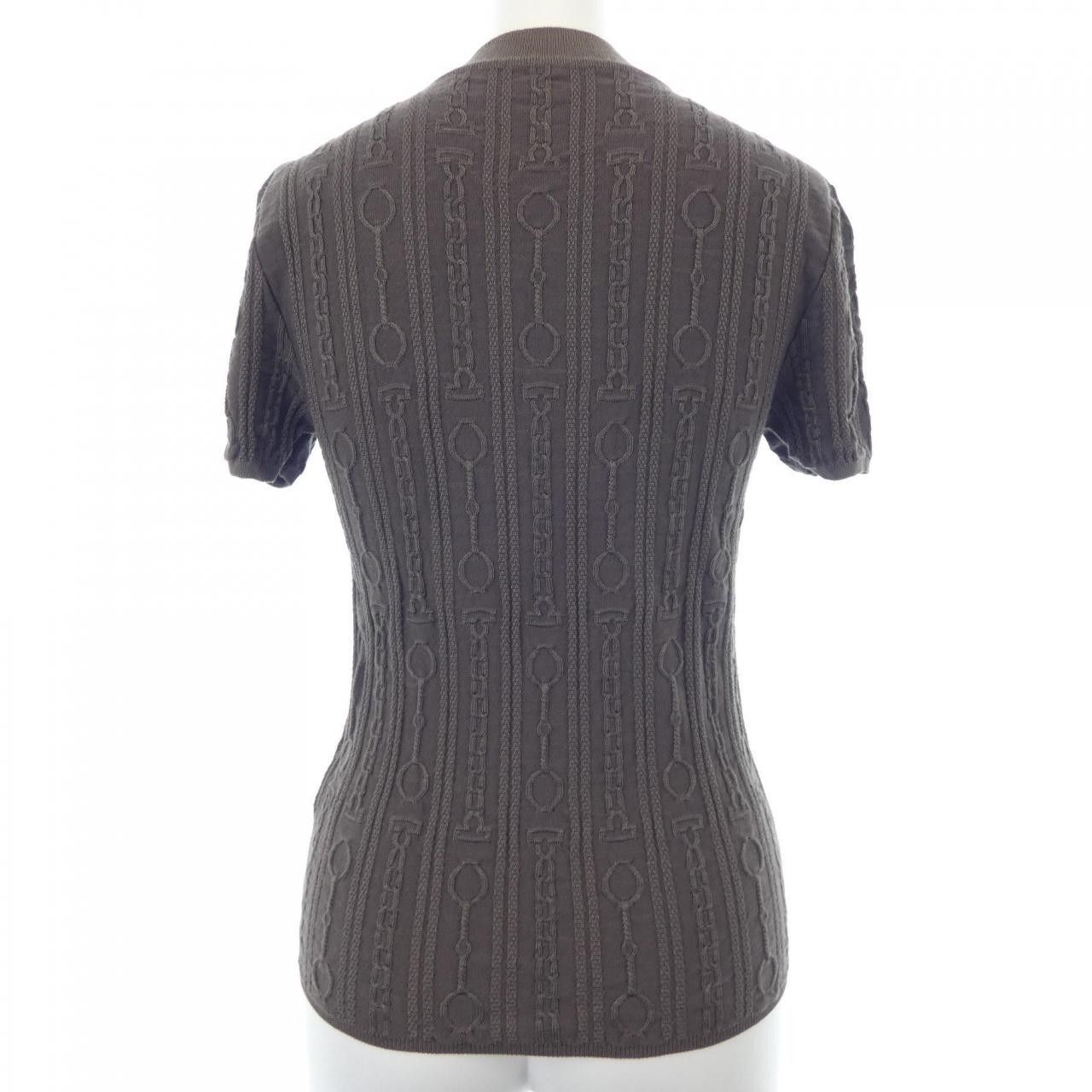 Hermes Hermes Hermes EFFET KALEIDOSCOPE Wool Knit Textile Tops DUTY FREE for USA Size ONE SIZE - 2 Thumbnail