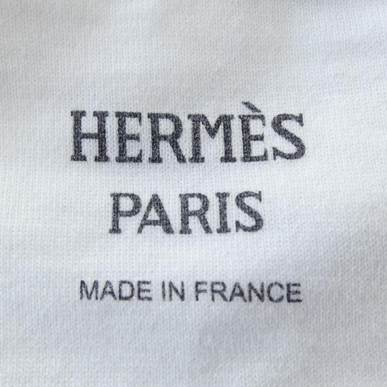 Hermes Hermes Hermes CARTOUCHE Cotton TShirt 36 Textile T-Shirts 3E4621DL DUTY FREE for USA Size ONE SIZE - 4 Thumbnail