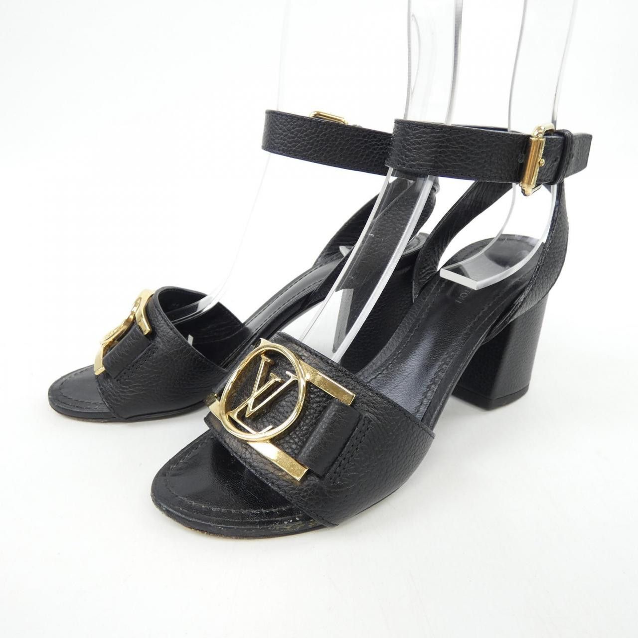 Louis Vuitton Louis Vuitton Louis Vuitton Lock It Leather Sandals Leather Shoes DUTY FREE for USA Size ONE SIZE - 3 Thumbnail