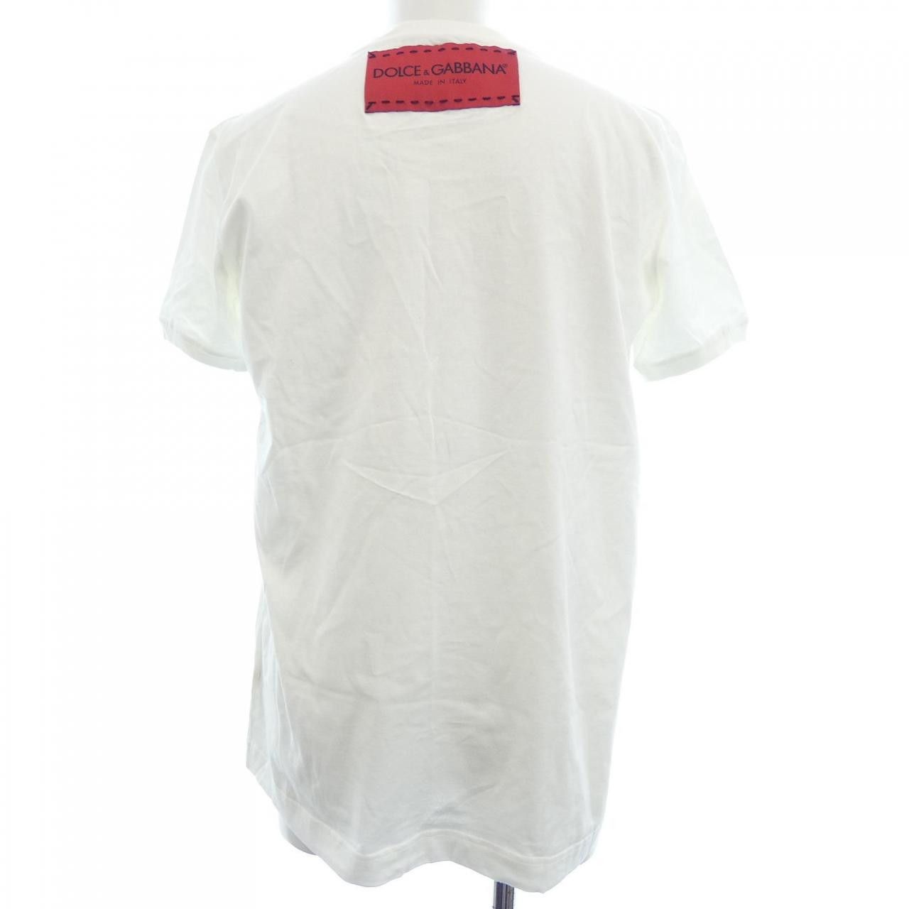 Dolce & Gabbana Dolce & Gabbana Dolce&Gabbana Cotton T Shirt Textile T-Shirts F8K74Z/HH7I8 DUTY FREE for USA Size ONE SIZE - 2 Thumbnail