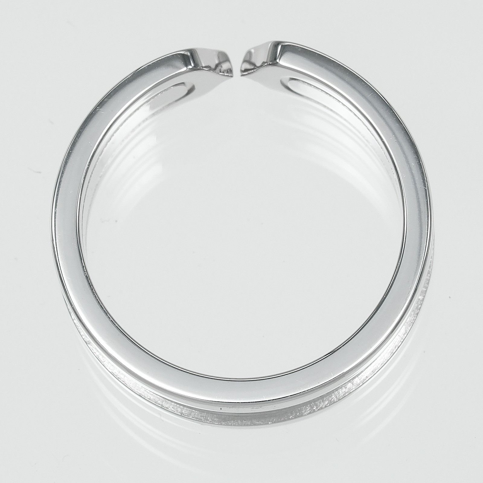 Cartier Cartier Cartier 2C Au750 White Gold Ring Size 13 Precious Metal Ring DUTY FREE for USA Size ONE SIZE - 8 Thumbnail